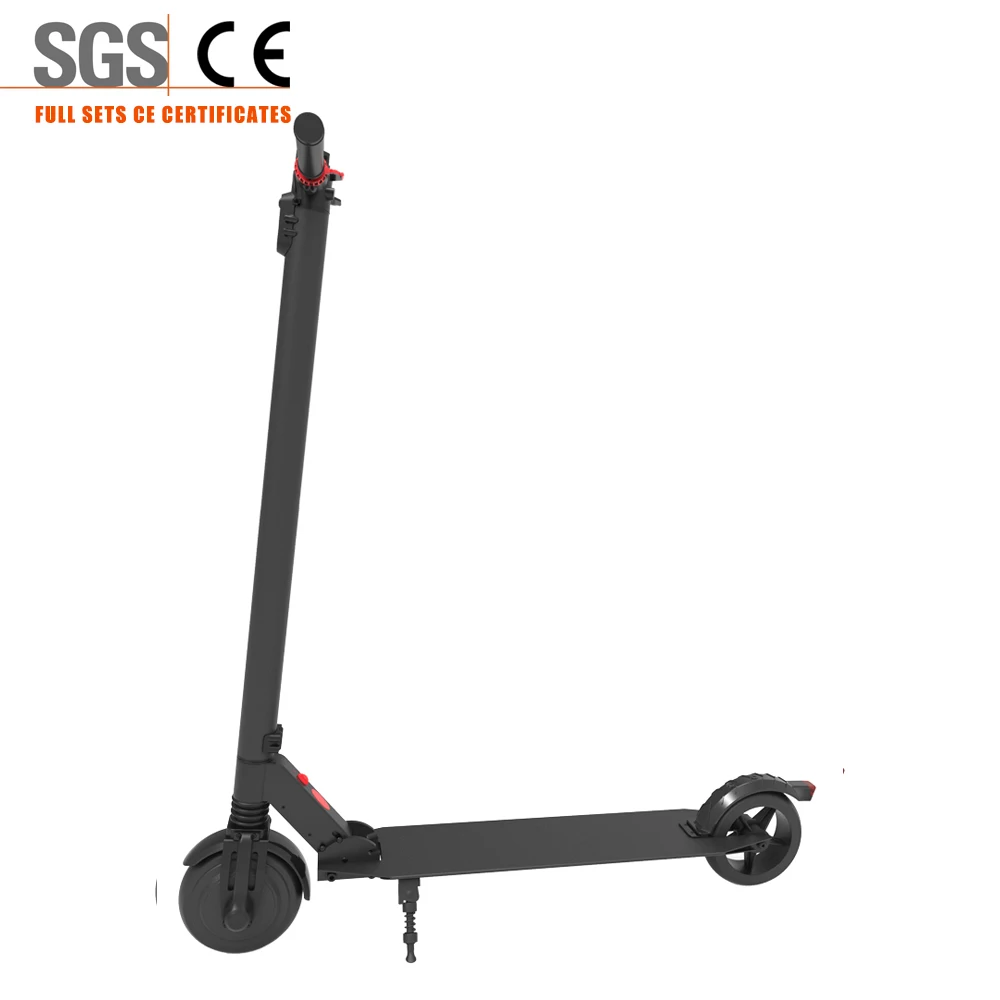

SGS CE Passed E step 6.5 Inch Red Dot Urban City Electric Scooter, Black