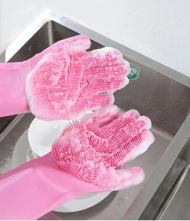 

High Quality Silicone Gloves For Dish Washing Silicone Mittens