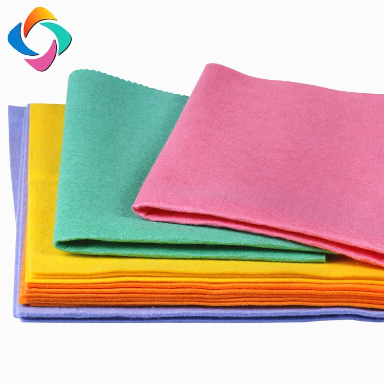 

Nonwoven viscose polyester cleaning jumbo cloth, Yellow, orange, pink,etc