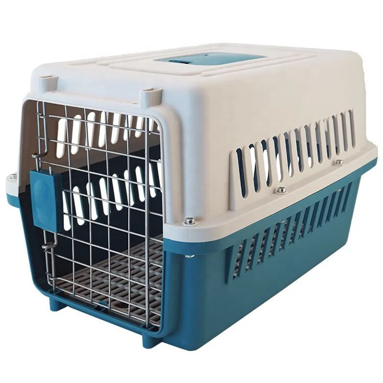 

Airline Approved Plastic Dog Cat Pet Kennel Pet Crate Carrier Travel