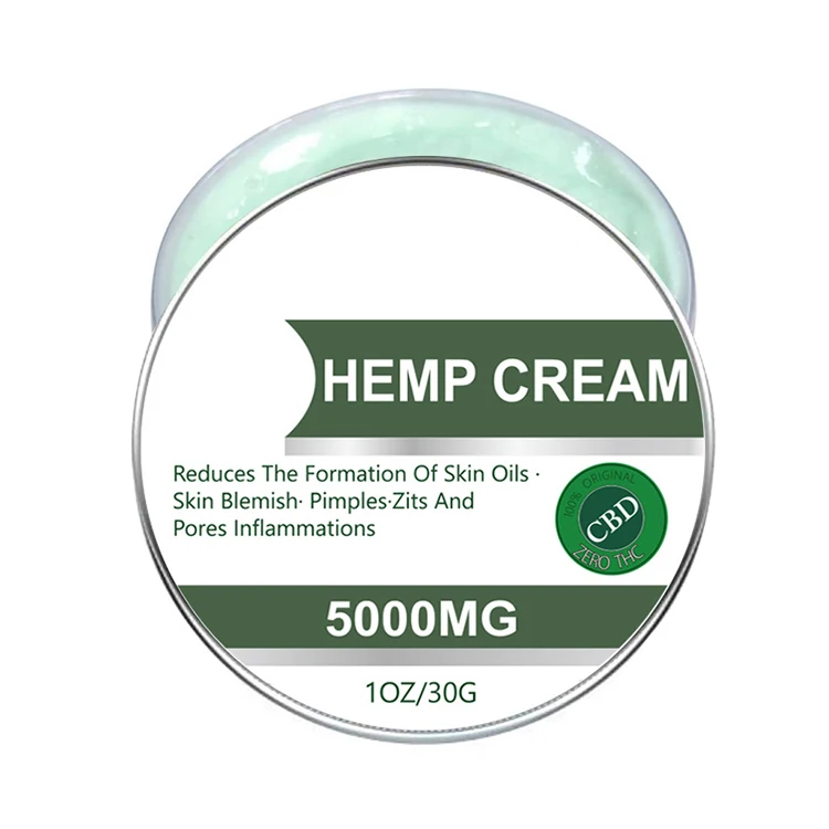 

OEM/ODM Private Label Natural Hemp Extract Cream Pain Relief Facial Massage Cream Nourishing Anti-aging Hemp Oil Essence