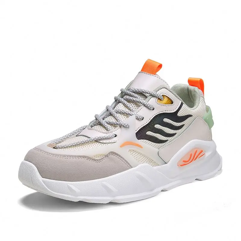 

Hot sale breathable lightweight fashion sport shoes casual sneakers shoes for men 2021, Optional