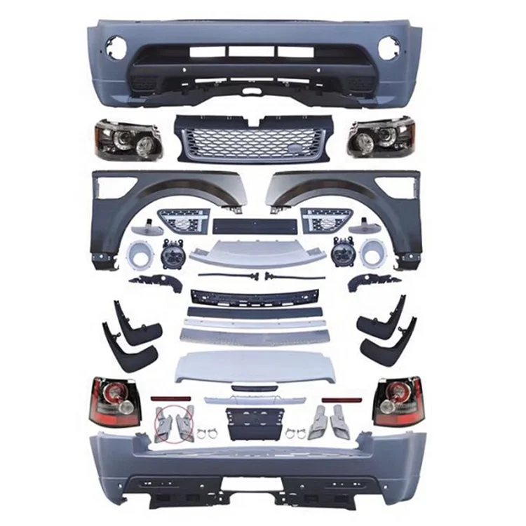 

2021 Newest Sport design body kit car bumpers body part for Range Rover Sport 2005-2009 up to 2010-2012