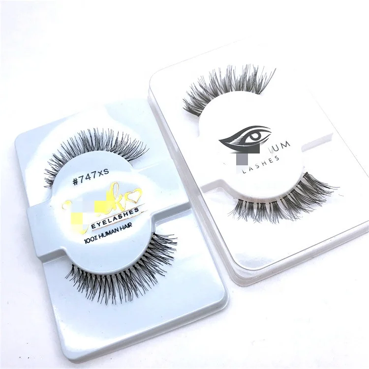 

Factory Price Human Hair Fake Eye lashes Human Hair False Eyelashes Lashes Made In Indonesia