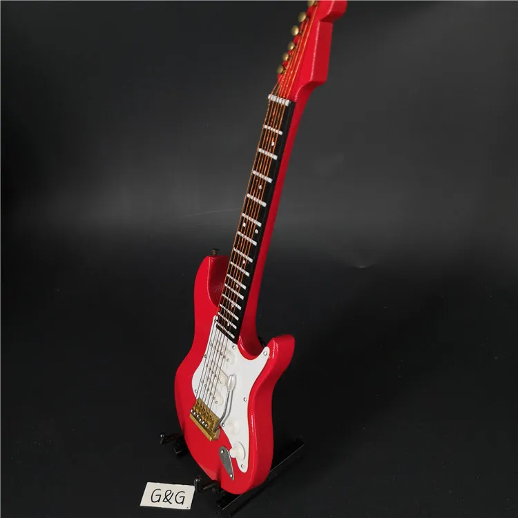 Children Toy Electric Guitar Miniature Toy Guitar Wooden Toy Guitar
