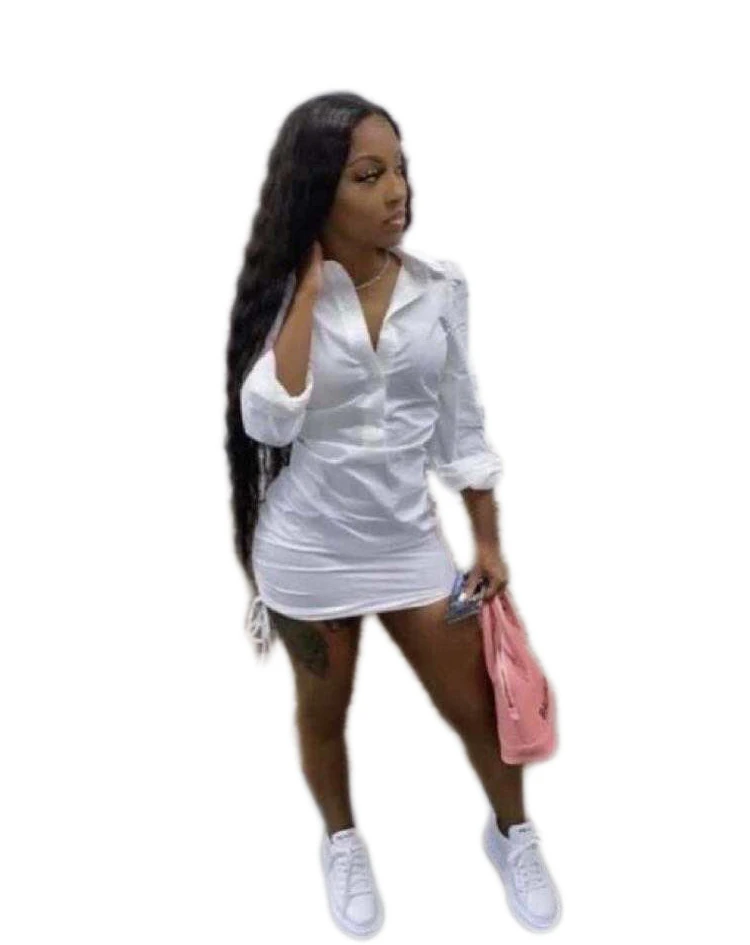 

OR030157 dress shirt women casual dresses spring 2021 with great price