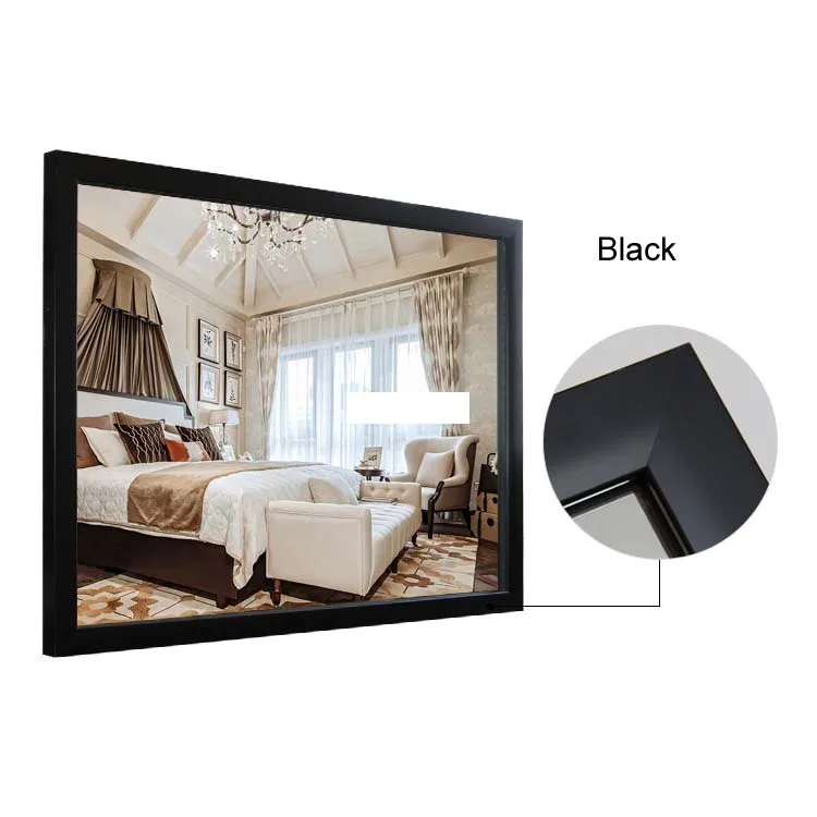 

Wholesale Custom Size moderm Wall Hanging home Decoration Plastic Mirror Frame