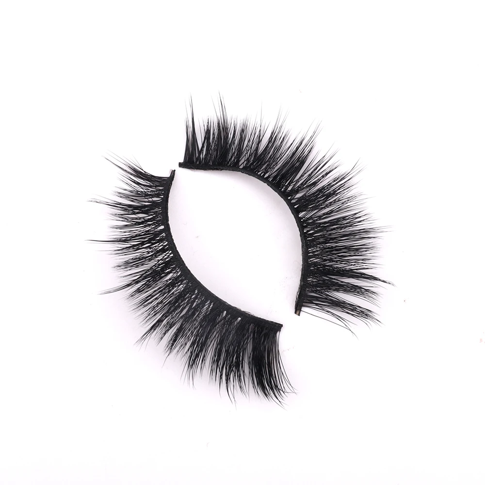 

Soararc Reusable beauty faux mink 5 pairs 5D eyelash extensions, Black