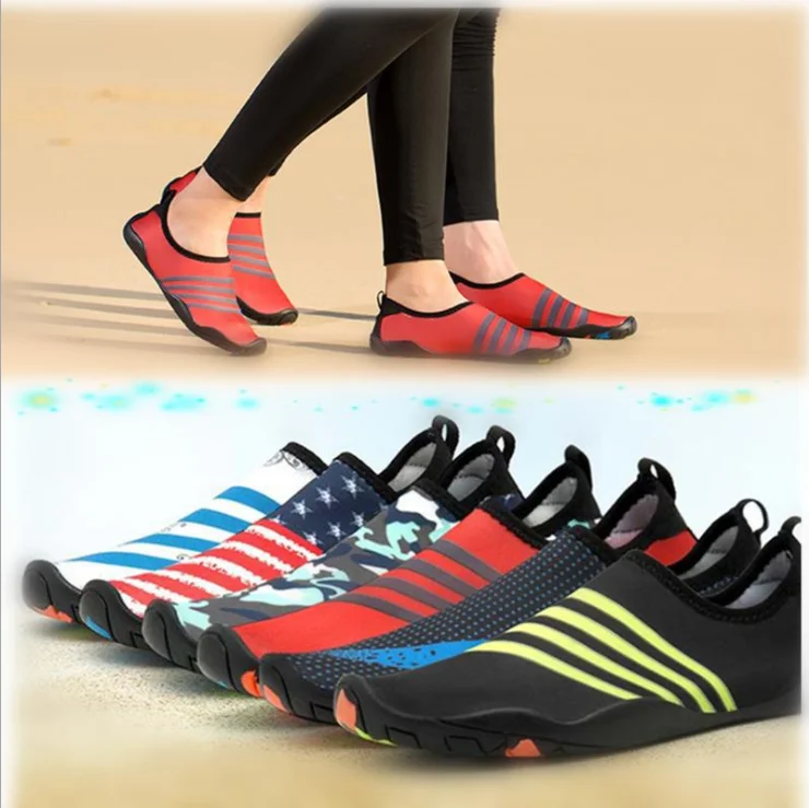

Water Shoes Barefoot Aqua Yoga Socks Quick-Dry Beach Swim Surf Shoes for Women Men, Customized color