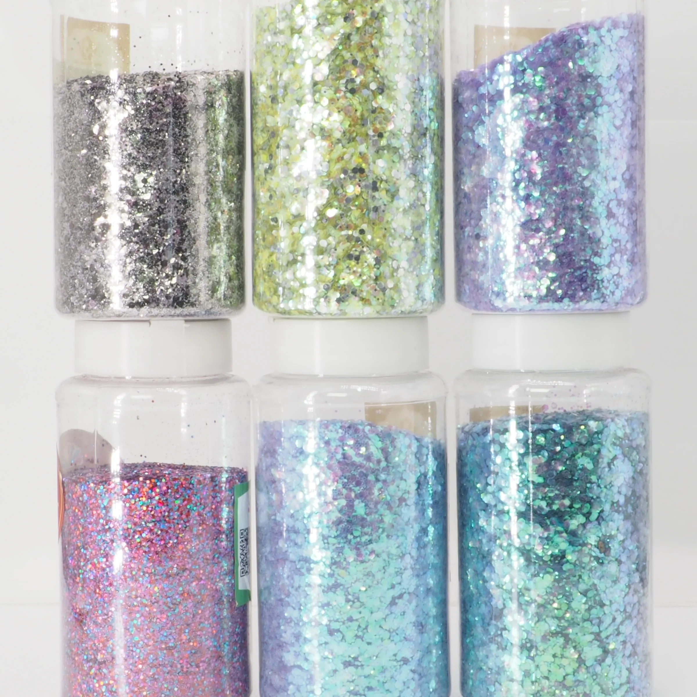 Xucai Eco-Friendly Polyester Glitter Bulk 60Color Fine Crafts Festivals Body Decor Chunky Cosmetic Promotional Party Supplies