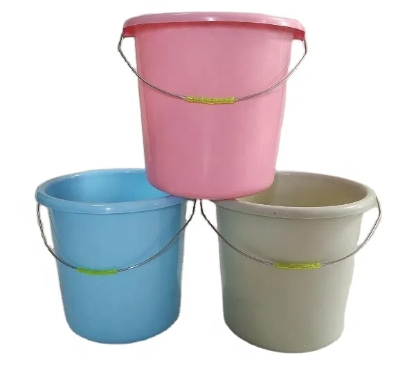 

Cleaning accessories household 10.5-liter round bucket plastic water with handle