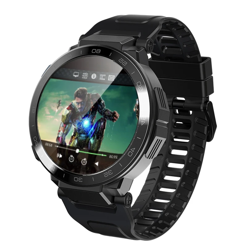 

2022 New 4G Sim Card Smart Satch Android OS 1200 Battery Camera Ceramic Dial Video Smartwatch