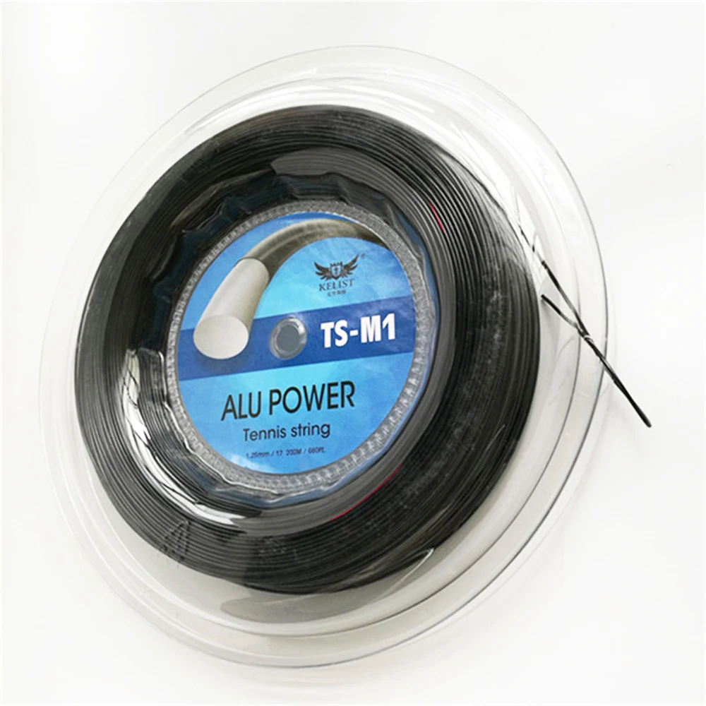 

High quality same as the famous Accept OEM Smooth brand Tennis string polyester For Professional Player, Black,white,gold yellow,pink,gray