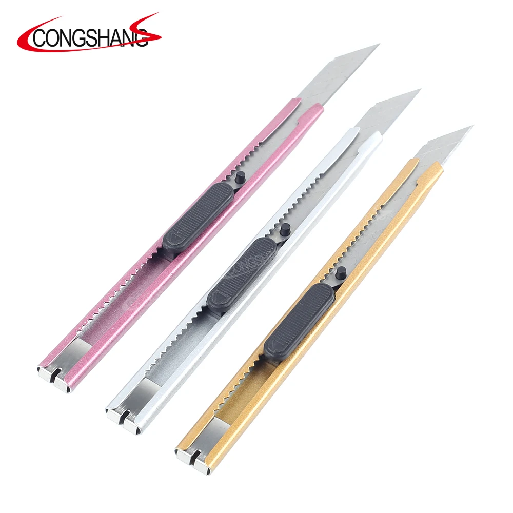 Cutter Utility Knife Premium Grade Strength Retractable Snap Off Blades Perfect Hobby Knife for Cutting Card