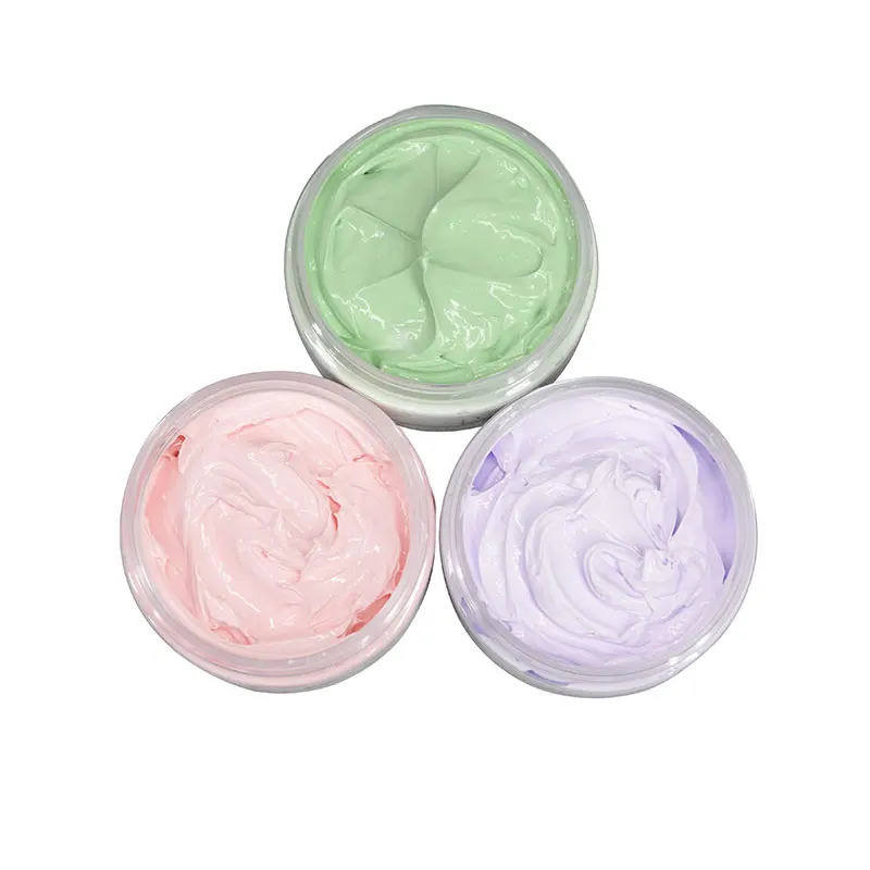 

Private Label Natural Organic Bubble Cleanse Turmeric Colorful Green Gray Red Pink Microfibre Facial Clay Mask For Skin