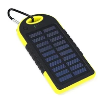 

Wings Wholesale Portable Waterproof Power Bank Solar Charger 5000mah Rosh Solar Power Banks with LED Light for Mobile Phone