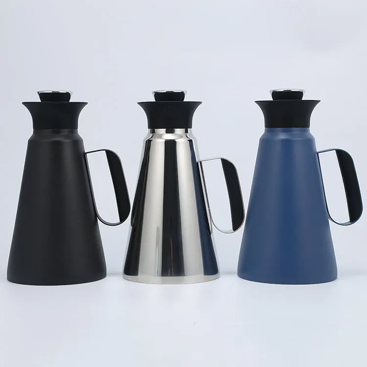 Household triangle shape 1.5L stainless steel vacuum jug flask