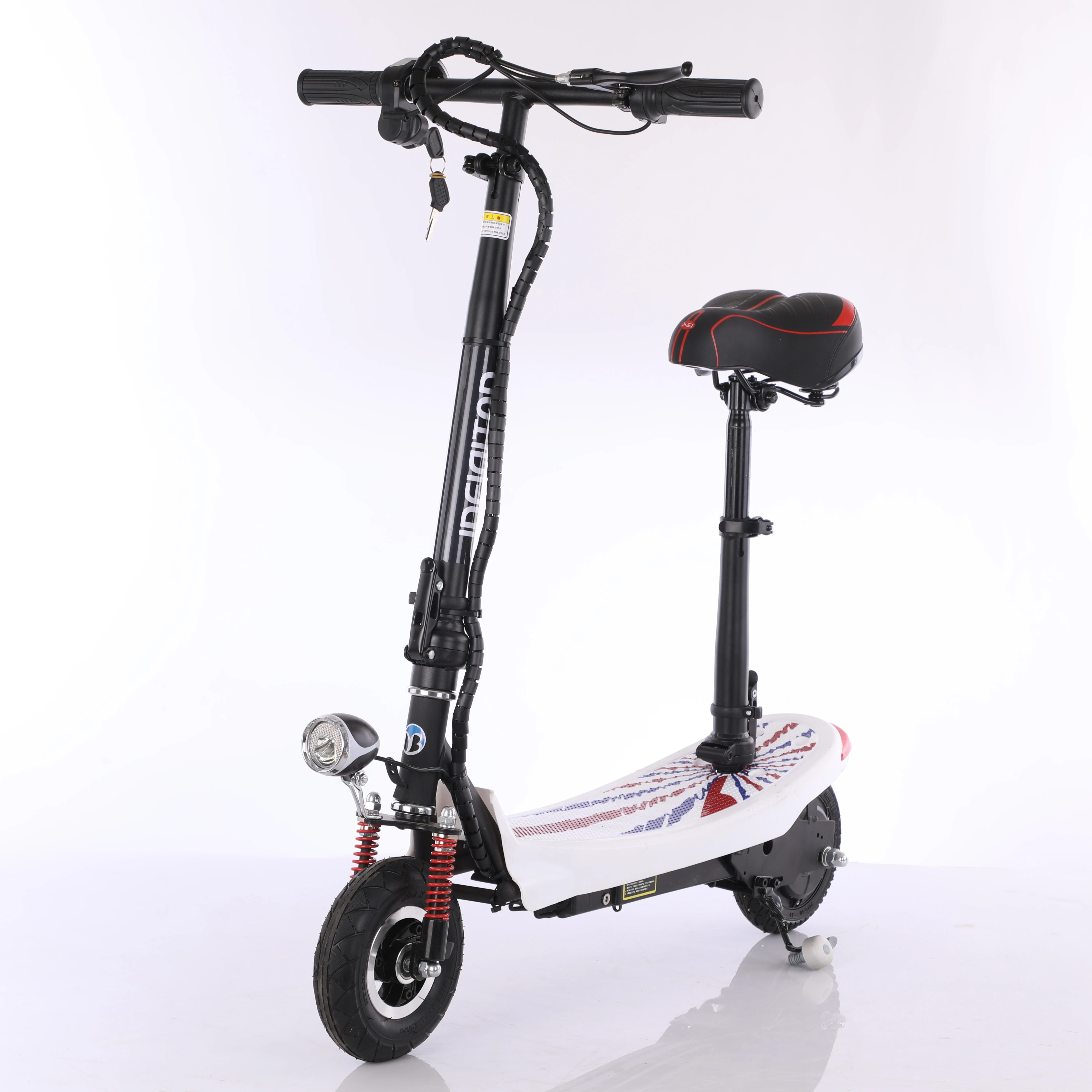 

china high speed electric scooter two wheels foldable scooter-electric, White black