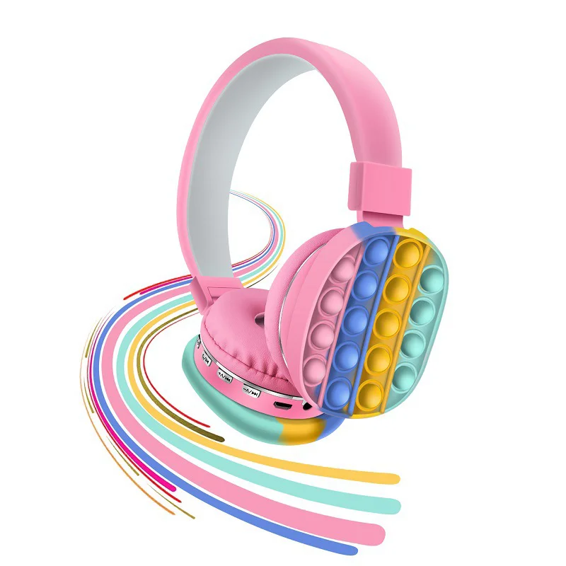 

Fastest Production Time High Quality Pink Children Headphones For Kids