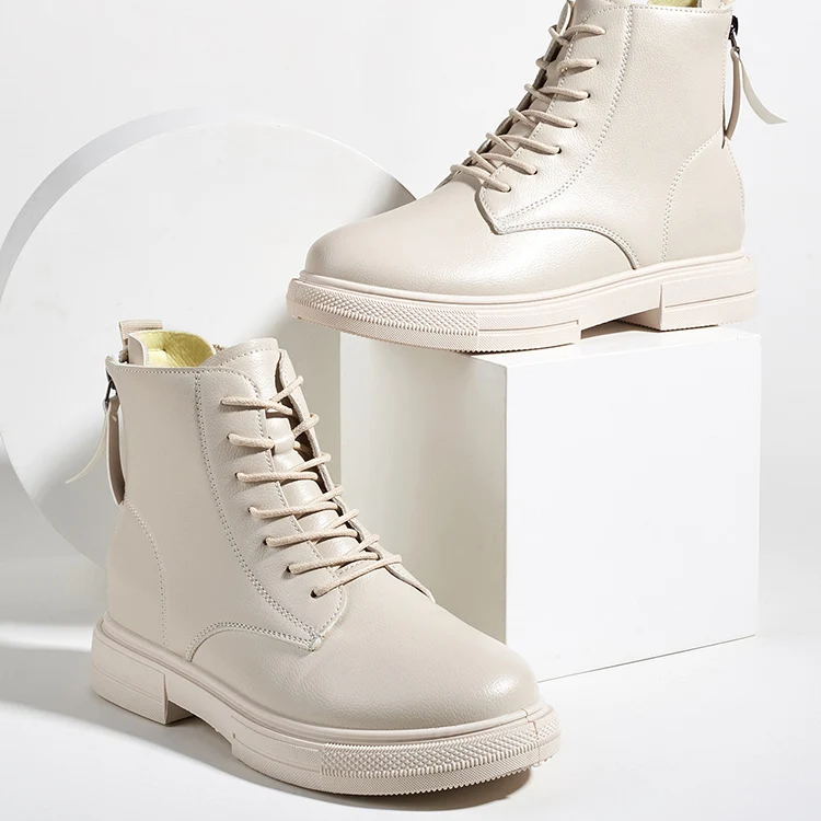 

Solid color riding boots high-top winter fall boots fashion ladies boots, White