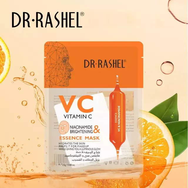 

Dr. Rashel VC & Niacinamide Cleaning Series-VC & Niacinamid Brightening PEEL-OFF Facialmask 25GX5PCS