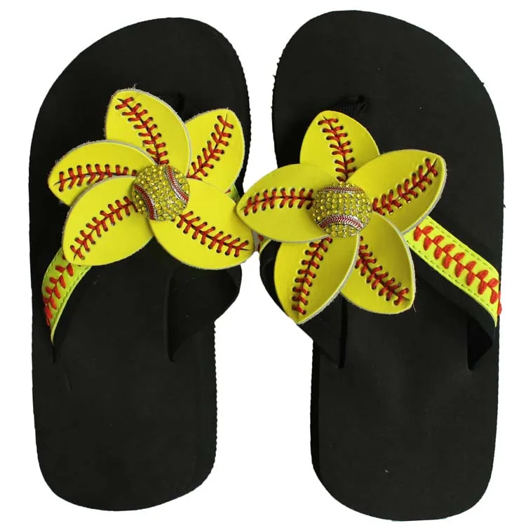 

DIY BASEBALL FLIP FLOPS | HOW TO MAKE BASEBALL FLIP FLOP FLOWERS