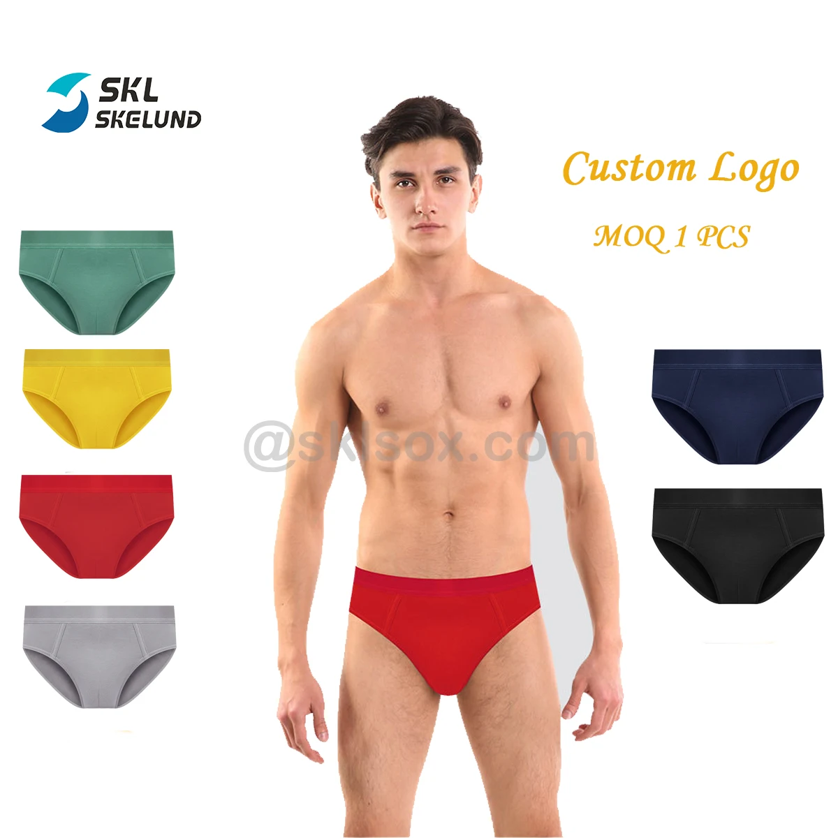 

Hot Selling Wholesale Dropshipping Men's Underwear Boxer Briefs 95% Cotton Custom Logo Designs Men Underpants Plain Men Briefs, Men underwear boxer briefs