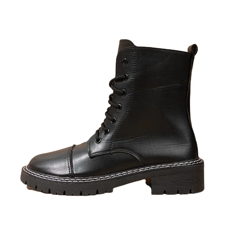 

black fashion warm plush snow boots woman winter casual boots