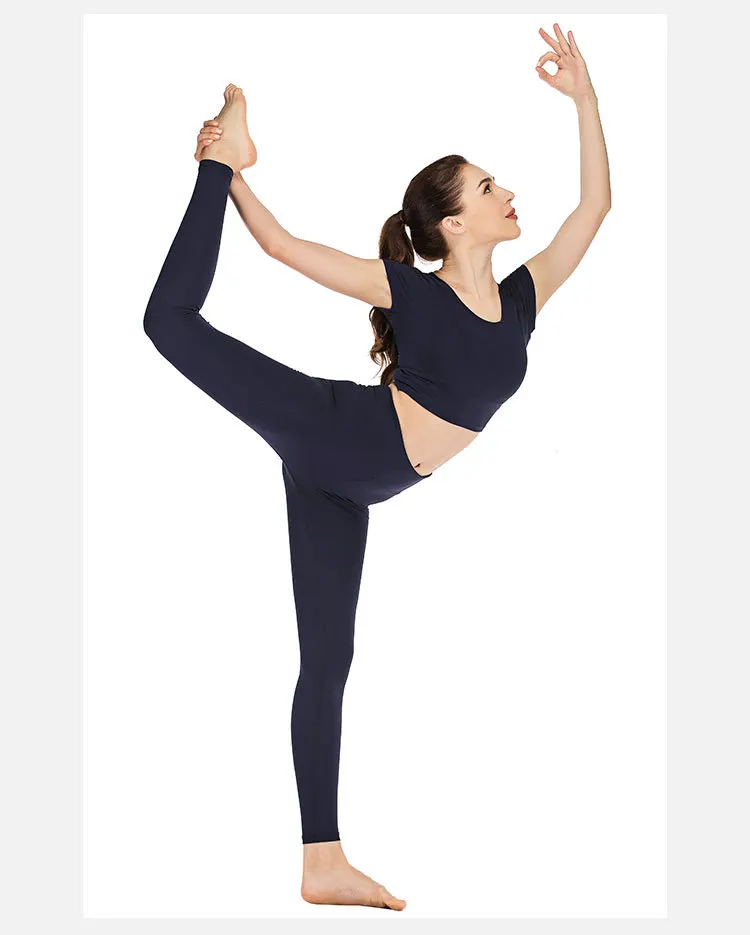 迪宝瑜伽套装无缝运动护腿新品热卖风格健身房套装