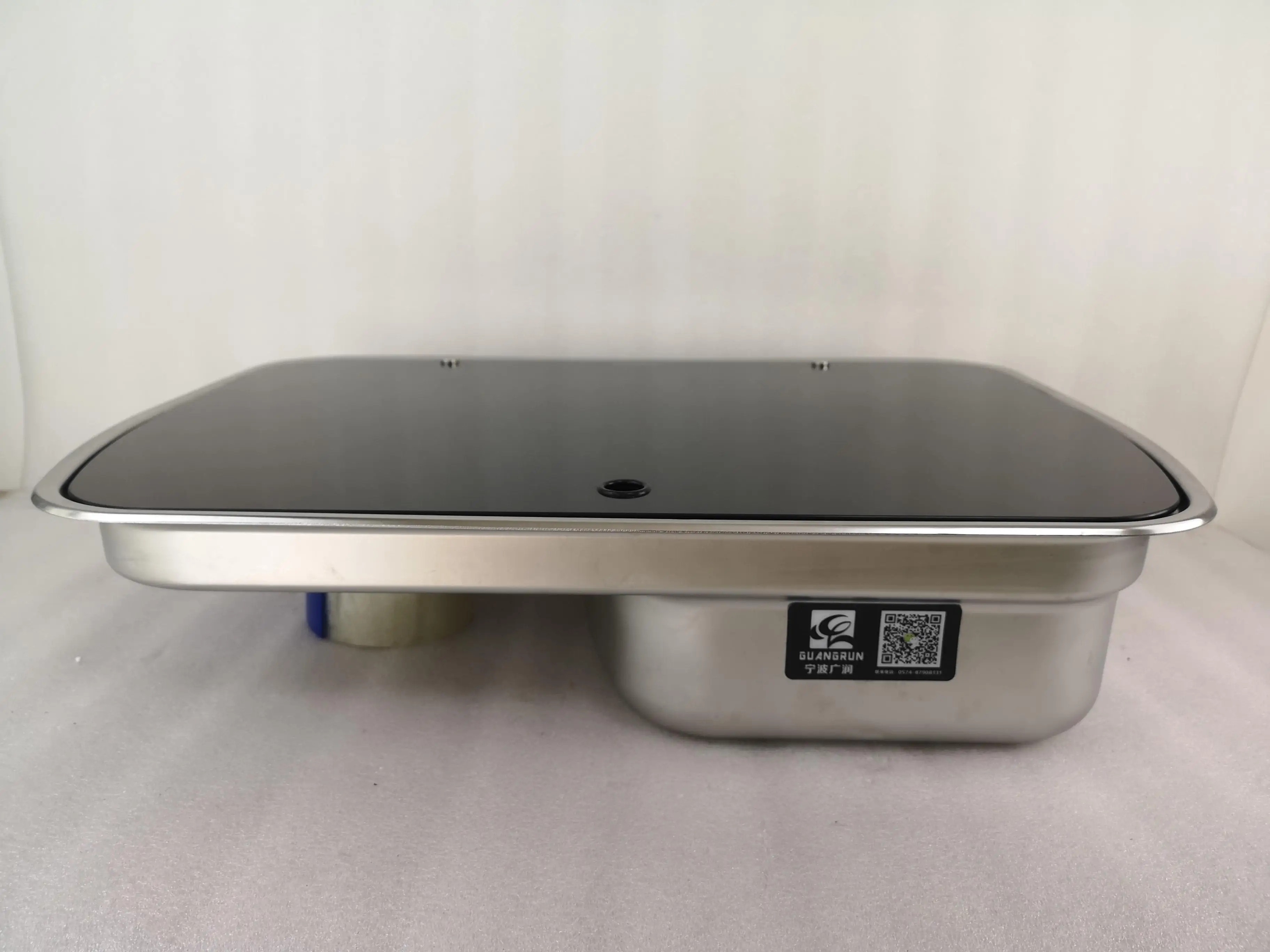 Boat Caravan Rv 2 Burner Lpg Gas Stove Hob And Sink Combo With Tempered