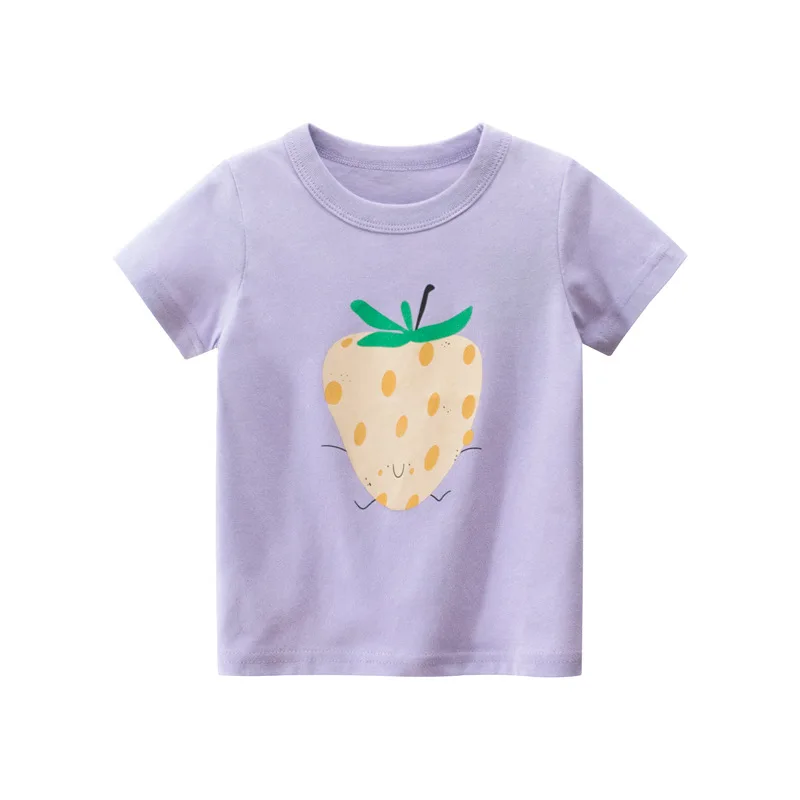 

Children's T-shirt Summer For Kids Short Sleeve Shirts Baby Toddler Cartoon Printed Tee Tops