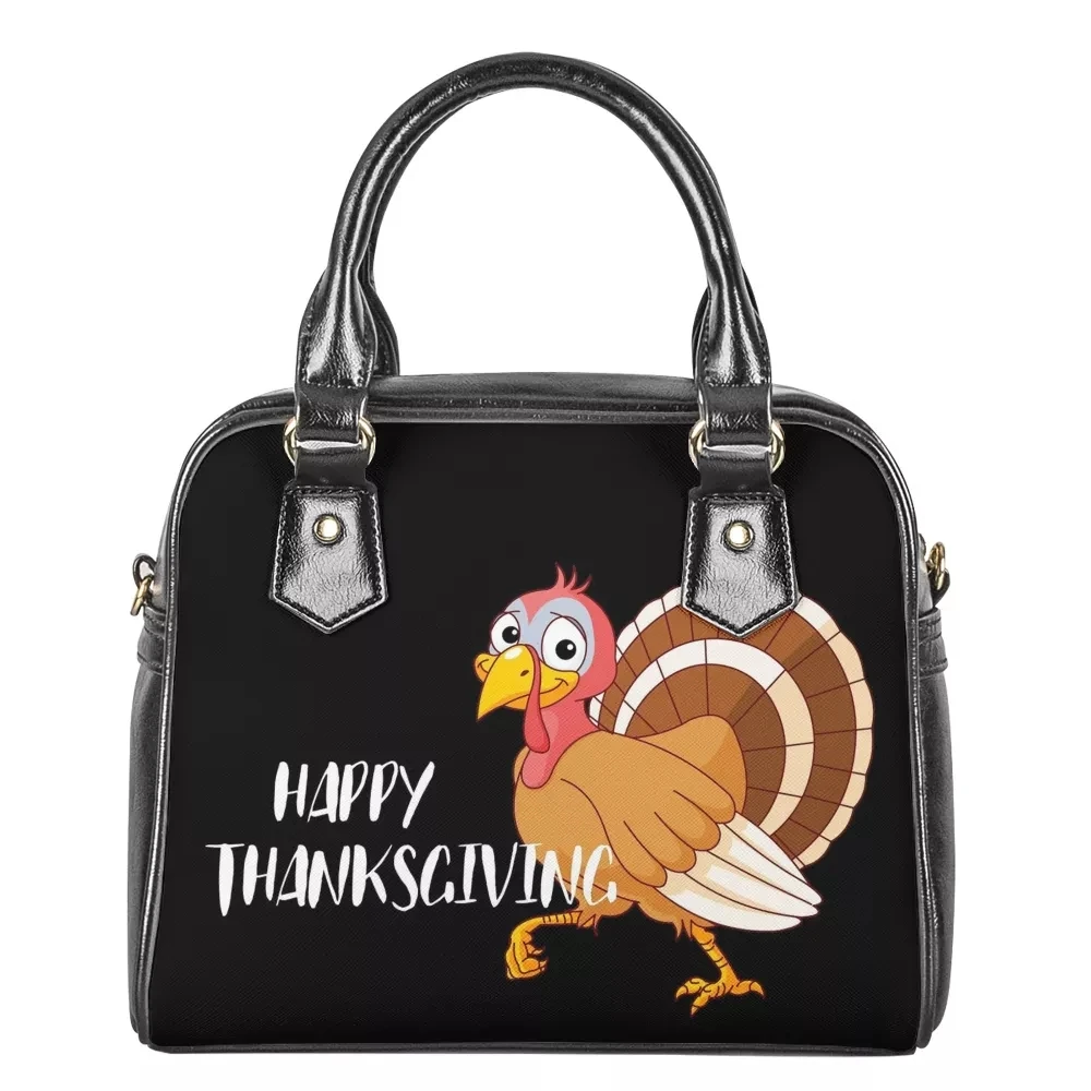 

Ladies handbag luxury messenger bag Thanksgiving turkey print handbag shondbag delivery in 2021ulder bag design women ha