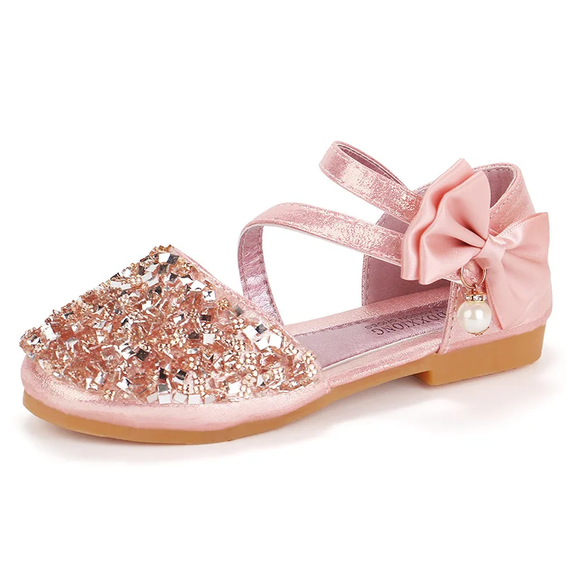 

Girls shoes kids party princess beautiful shining shoes new designs of children shoes