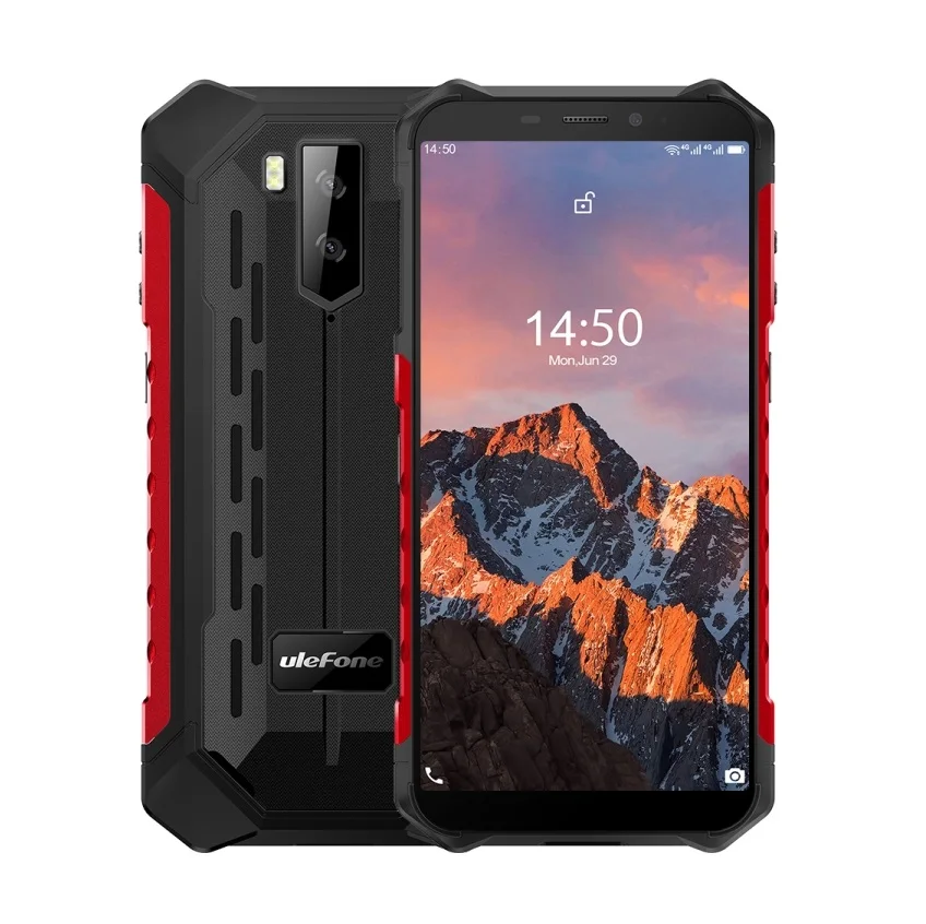 

Factory Outlet Cheap Ulefone Armor X5 Pro Rugged Smart Phone 4GB 64GB 5.5inch 5000mAh 4G Android 10 Cell Phones