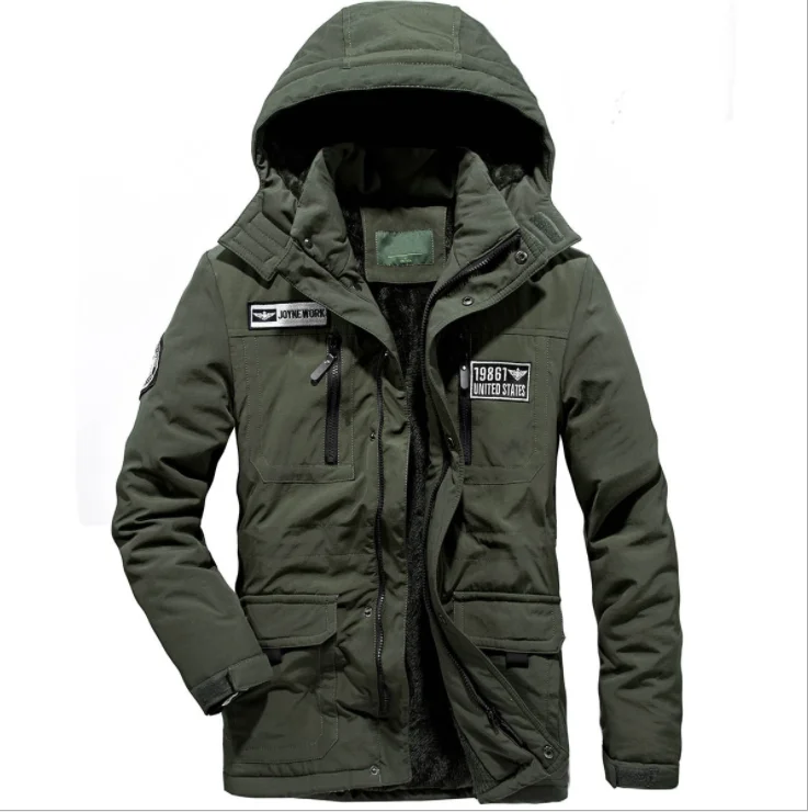 

Winter Windproof Waterproof Padding Men's Jackets & Coats Plus Size Men's Jackets Autumn Winter Jackets, As picture