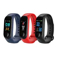 

Android IOS Smart watch Band Waterproof Fitness Tracker Smart Bracelet Blood Pressure Heart Rate Monitor M3