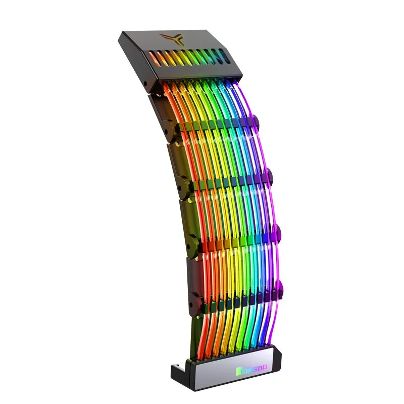 

JONSBO Rainbow Bridge DY-1 Symphony 24PIN power cord 5V ARGB light synchronization or automatic rainbow lighting effect