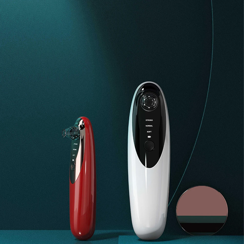 

Best Seller 2021 Electronic USB Rechargeable Visual HD Facial Pore Cleaner Vacuum WIFI Visible Suction Blackhead remover device