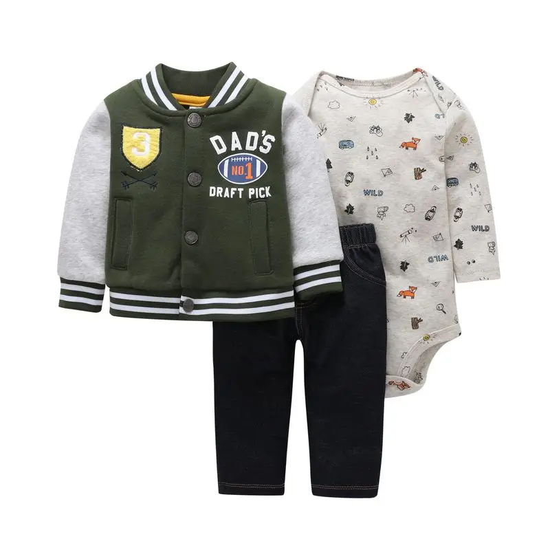 

Wholesale Baby Boy Romper Baby Cotton Romper Set Infant Clothing Set