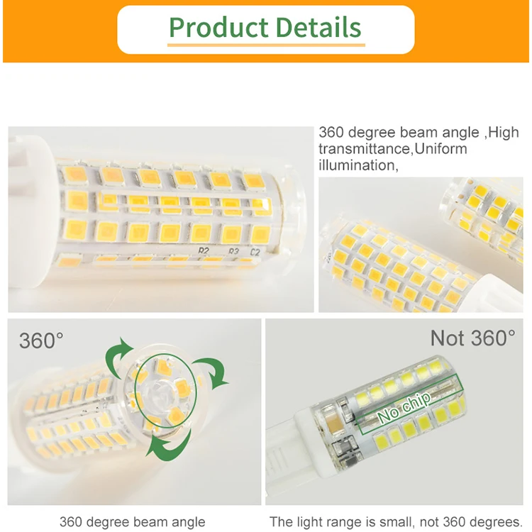 
12V Trending Products 51SMD Mini Corn Led Bulblight 240-260lm Light Led Bulbs Lamp 