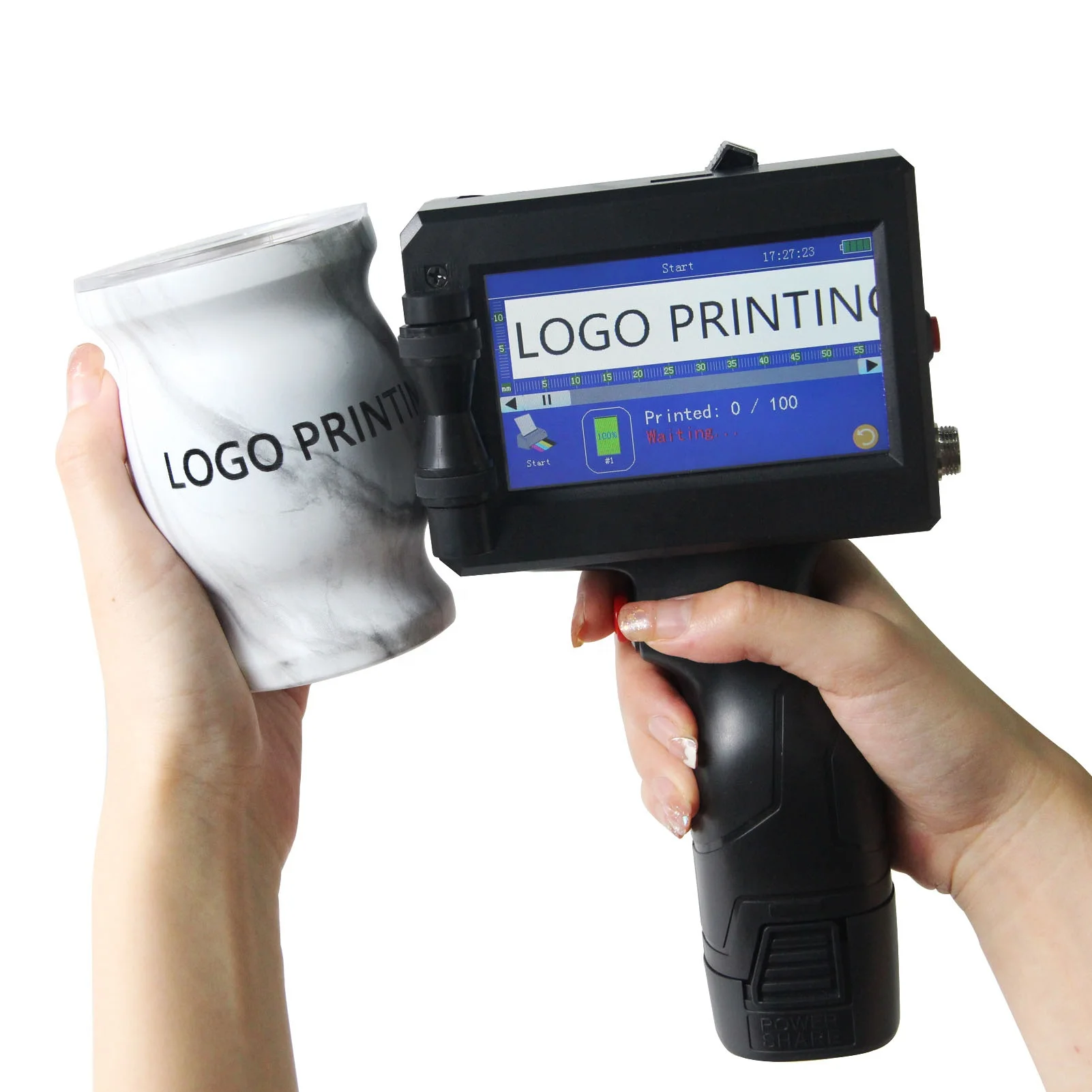 

Wholesale Low Price Expiry Date Coding Thermal TIJ 0.5 Inch 12.7mm Printing Machine Handheld Hand Held Inkjet Printer