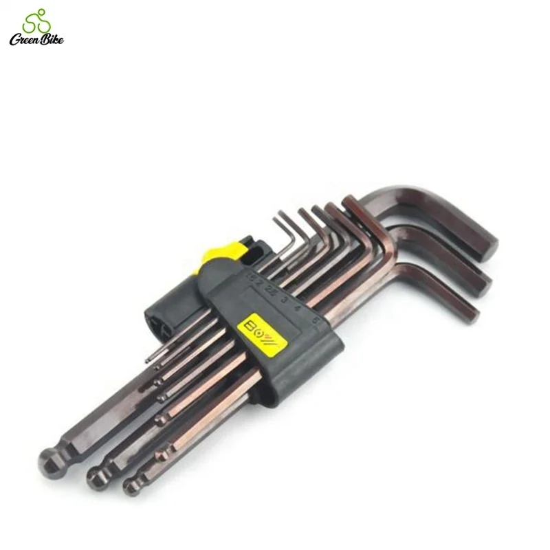 

Portable Bicycle Tools Multifunctional Hex Tools Wrenches High Hardness Bike Bicycle Tool, Black