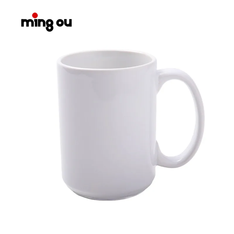 

Top Quality 15oz Sublimation Ceramic White Cup Ceramic Coffee Mug
