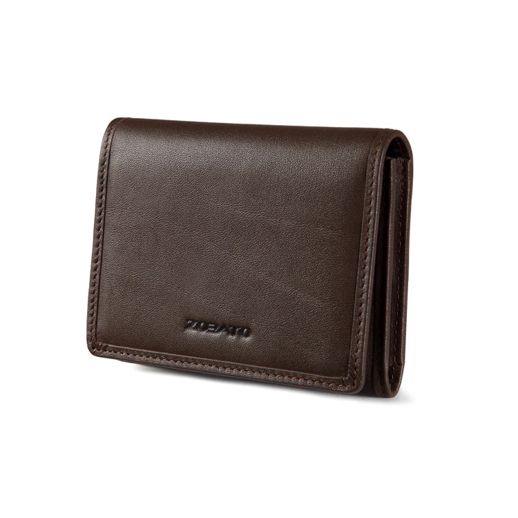 

New Men's Short Casual Wallets Multi Card Genuine Leather Purse Card Holder For Men, Customized color