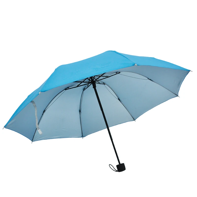 

Customized Cheapest Manual Open 3 Folding Umbrella, Pantone color