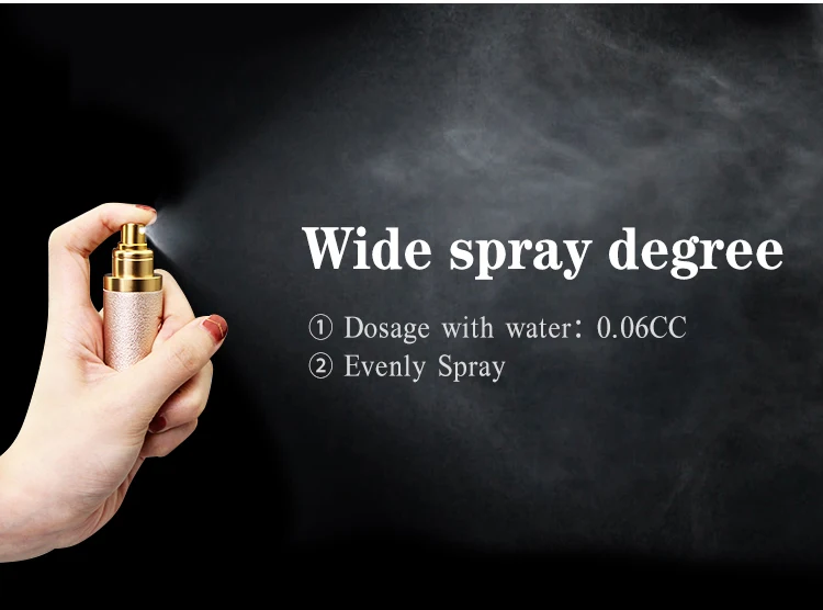 China Made Small Eco Friendly Mist Spray PU Bottles Cosmetics Perfume Beauty Bottle