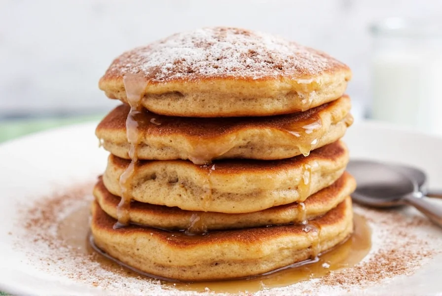 cinnamon bun pancakes