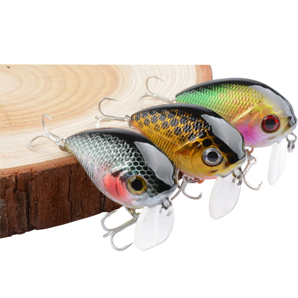 

4.4cm/6.0g Crank Lures With 3D eyes
