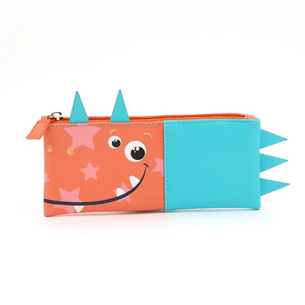 

PU Leather Cute Cartoon Dinosaur Pencil Case Cosmetic Small Storage Bag