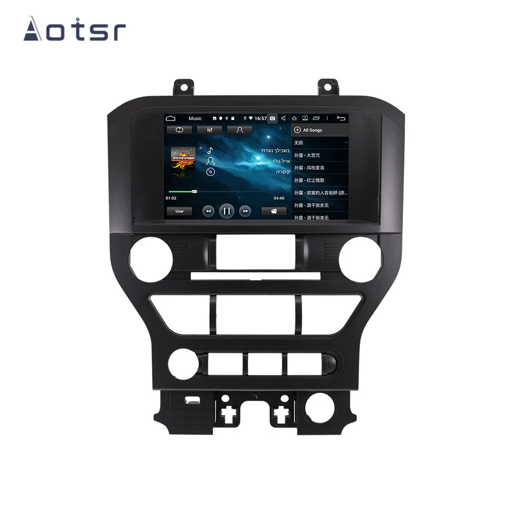 

For Ford Mustang 2015-2020 Android 10 4+64 Car Multimedia Player GPS Navigation Headunit Radio Audio Stereo Tape Recorder IPS